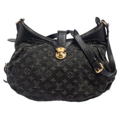Louis Vuitton Black Monogram Denim XS Bag