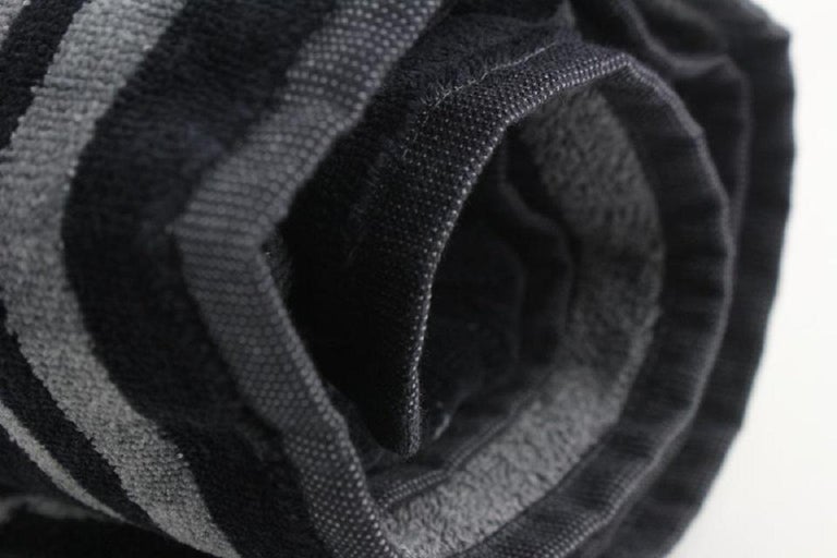 Louis Vuitton Monogram Eclipse Beach Towel Black in Jacquared