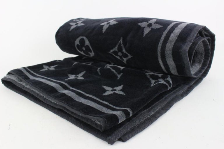 Monogram Eclipse Beach Towel - Luxury S00 Black