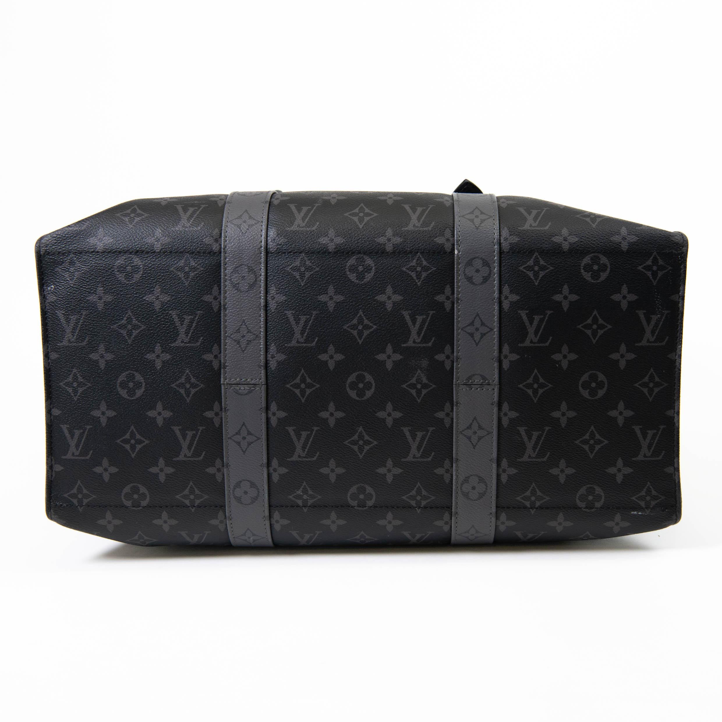 Louis Vuitton Black Monogram Eclipse Canvas Cabas Zippe GM Tote 2