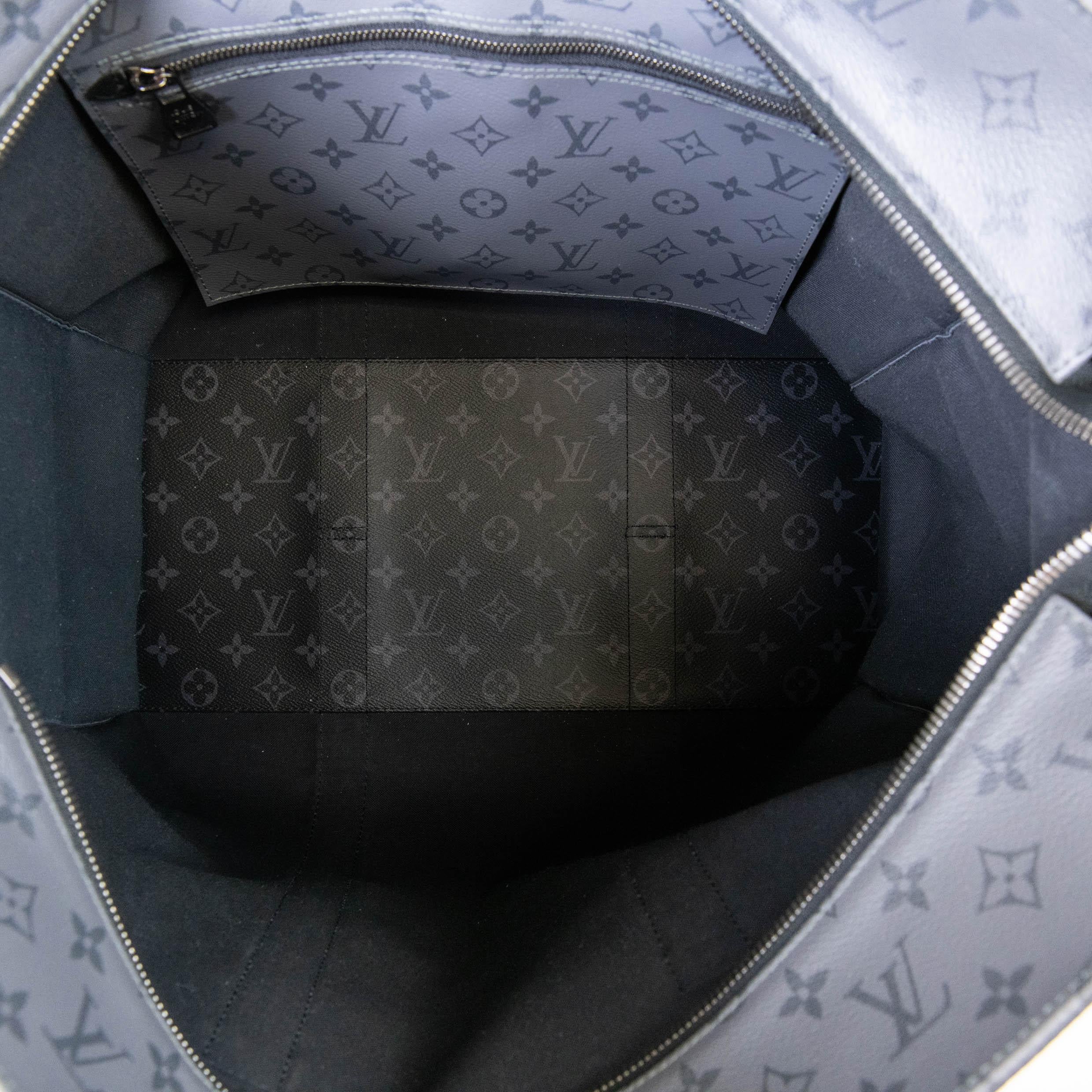 Louis Vuitton Black Monogram Eclipse Canvas Cabas Zippe GM Tote 3
