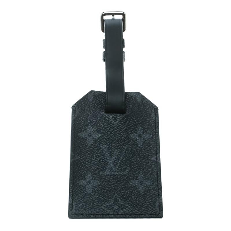 Louis Vuitton Black Monogram Eclipse Chapman Brothers Luggage Tag