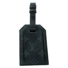 Louis Vuitton Black Monogram Eclipse Chapman Brothers Luggage Tag