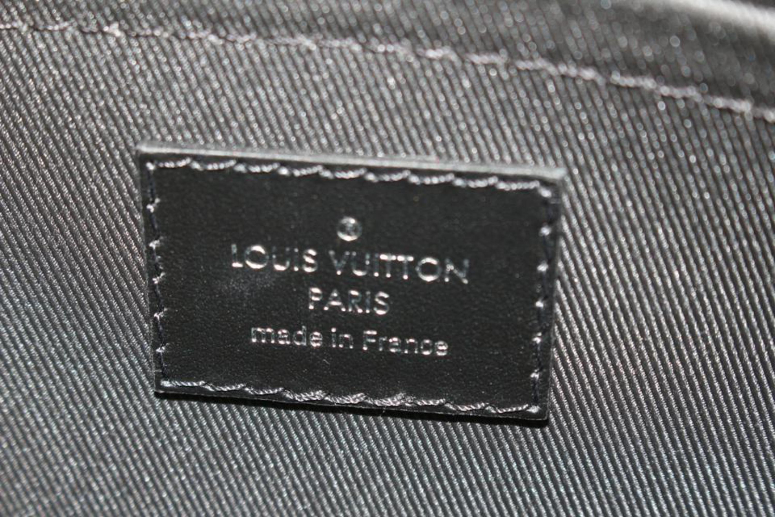 Louis Vuitton Black Monogram Eclipse City Keepall Bandouliere Speedy 126lv10 For Sale 4