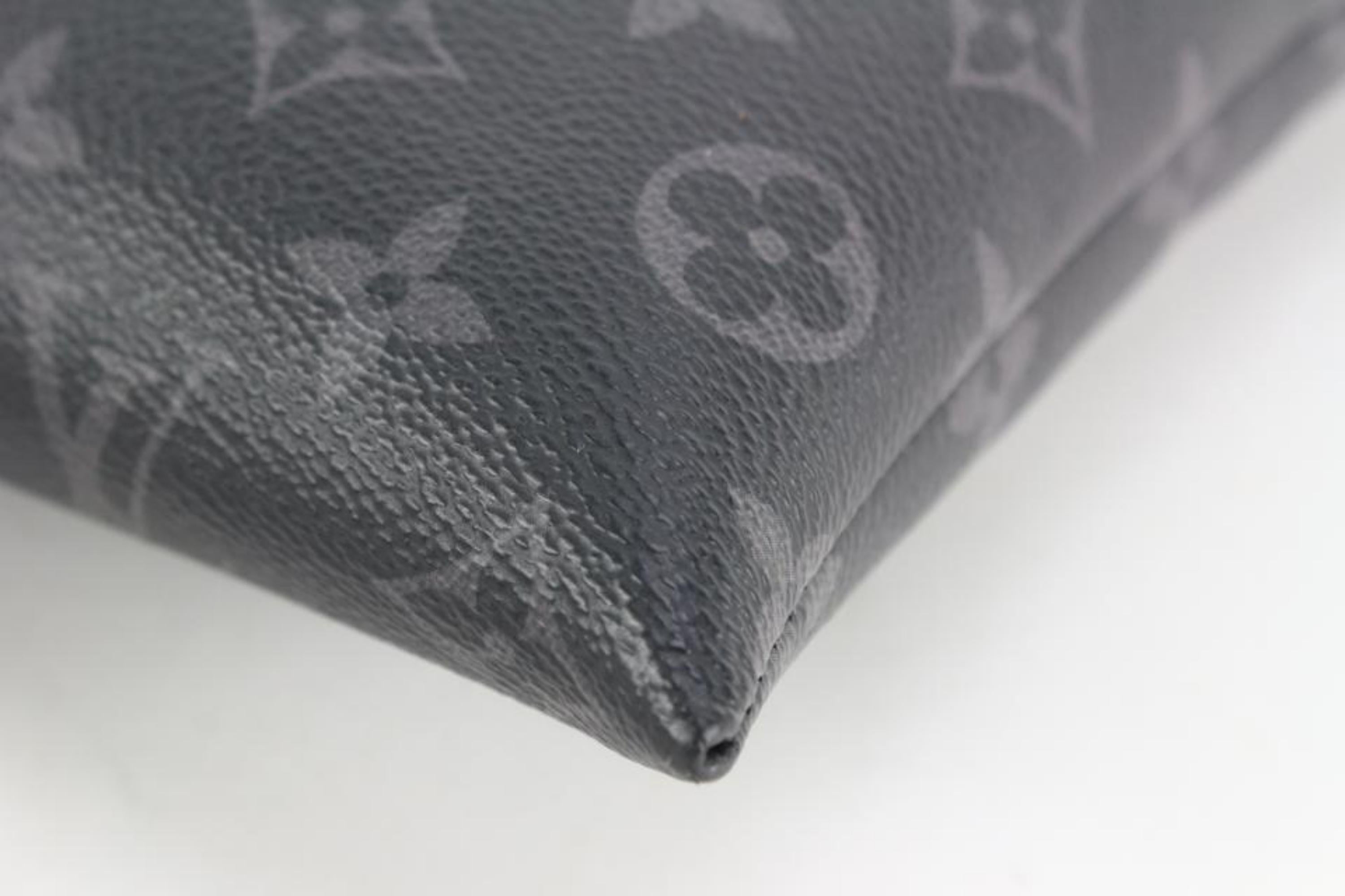 Louis Vuitton Black Monogram Eclipse Discovery Pochette GM 82lk513s 2