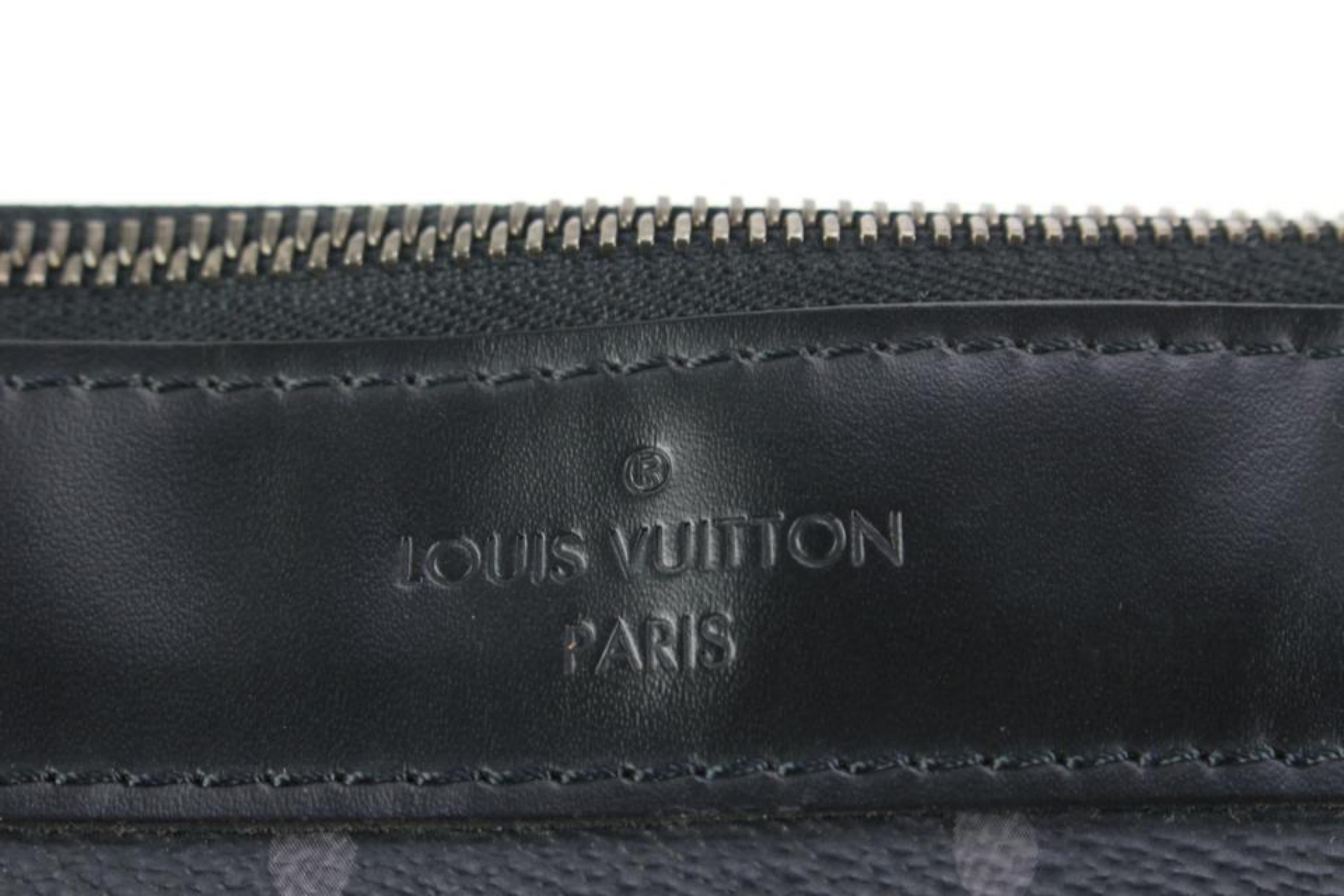 Louis Vuitton Black Monogram Eclipse Discovery Pochette GM 82lk513s 3