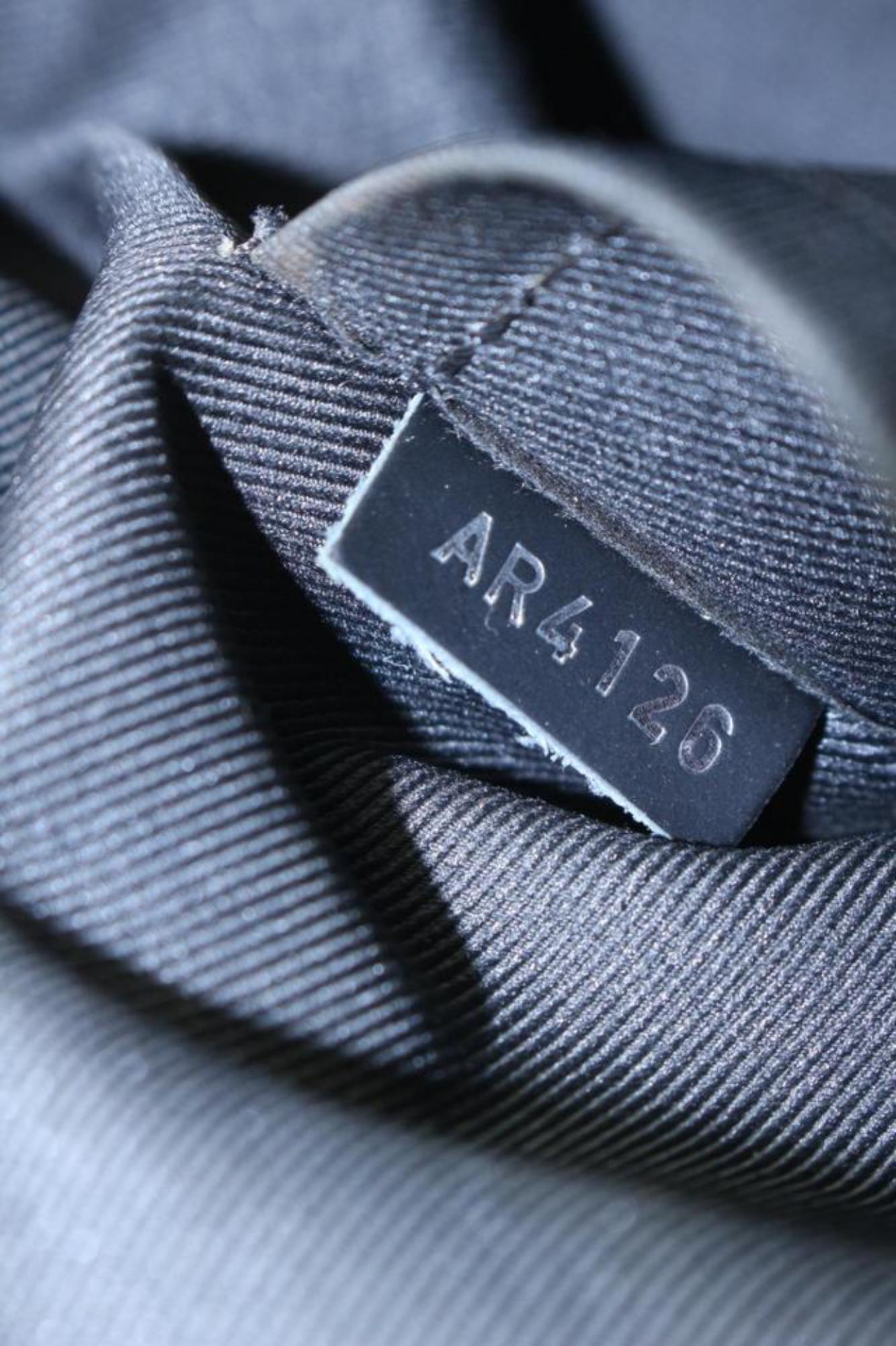 Louis Vuitton Black Monogram Eclipse Explorer 2way Tote Bag 16lv51 In Good Condition In Dix hills, NY