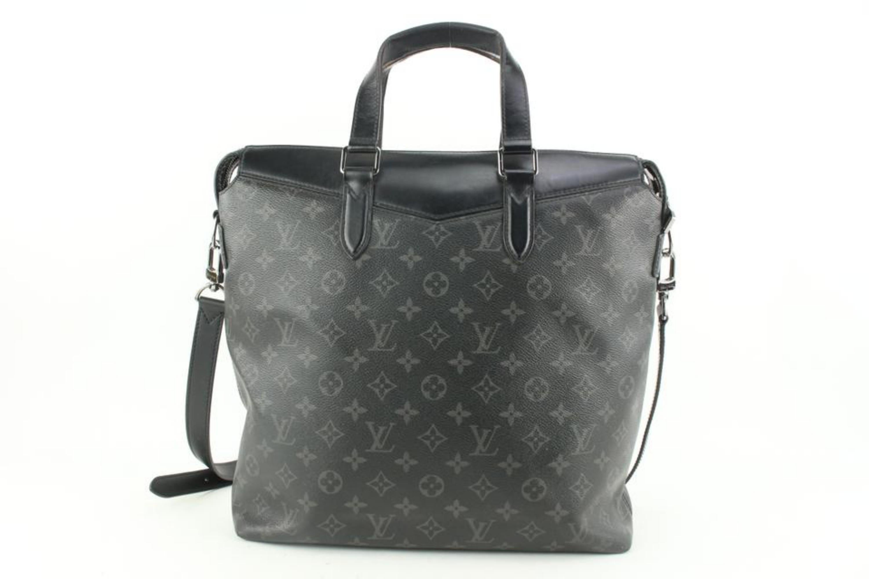 Louis Vuitton Black Monogram Eclipse Explorer 2way Tote Bag 16lv51 1