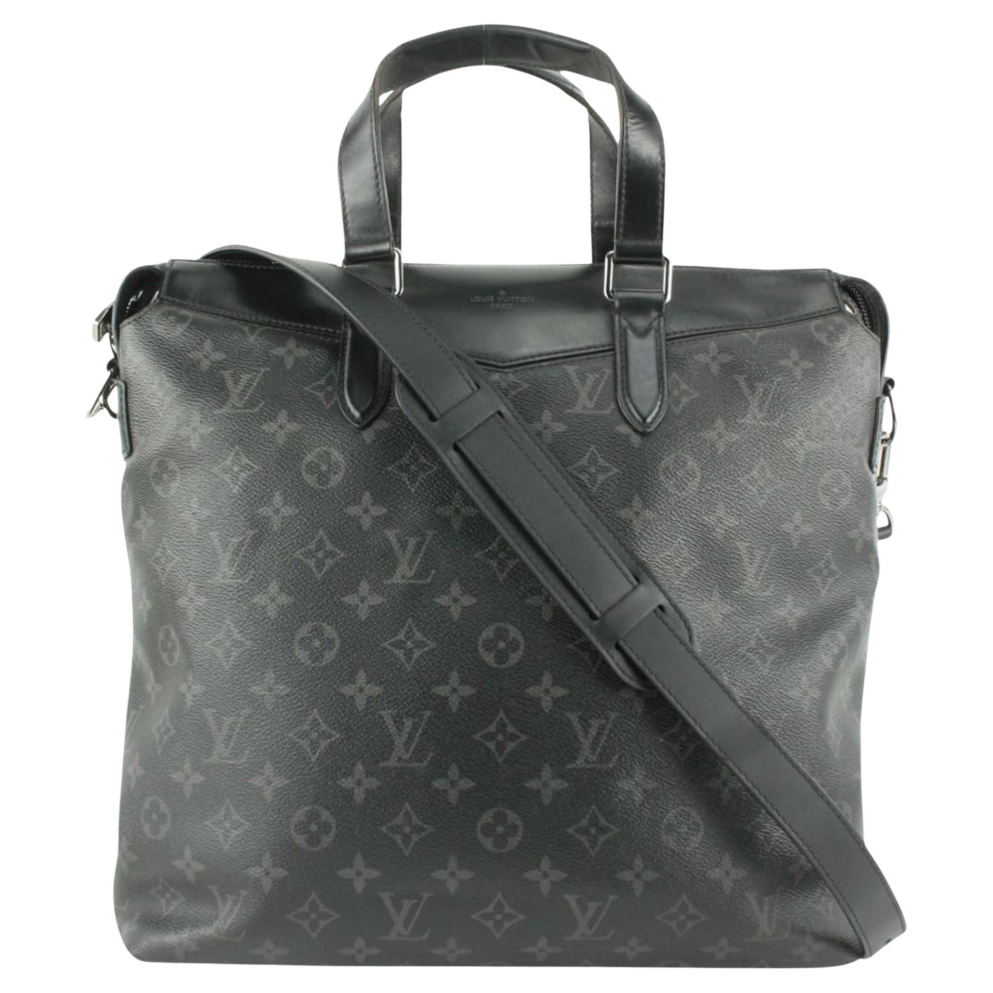 Louis Vuitton Briefcase Explorer Monogram Eclipse Black/Grey in