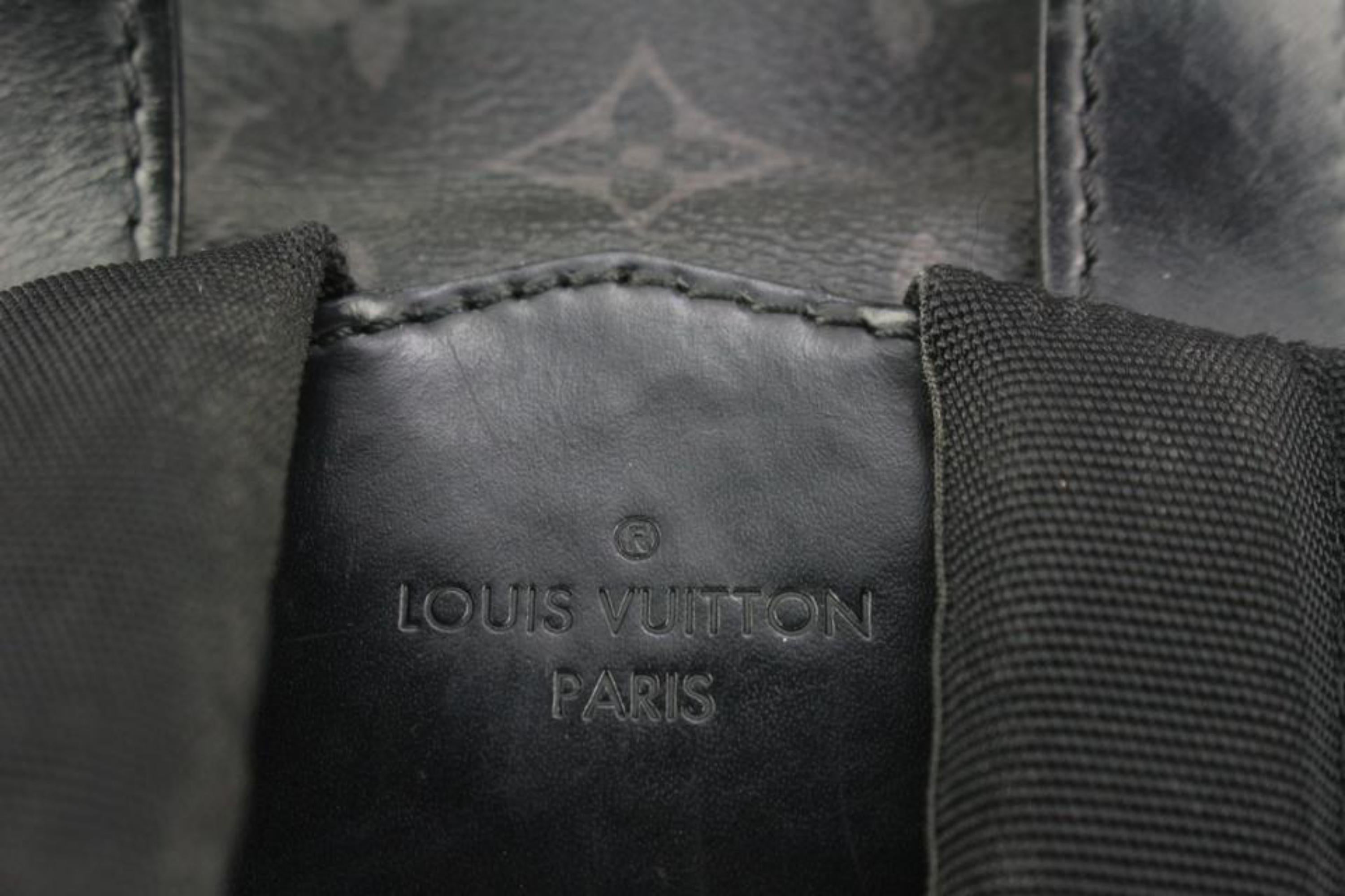Louis Vuitton Black Monogram Eclipse Explorer Backpack s329lk16 1