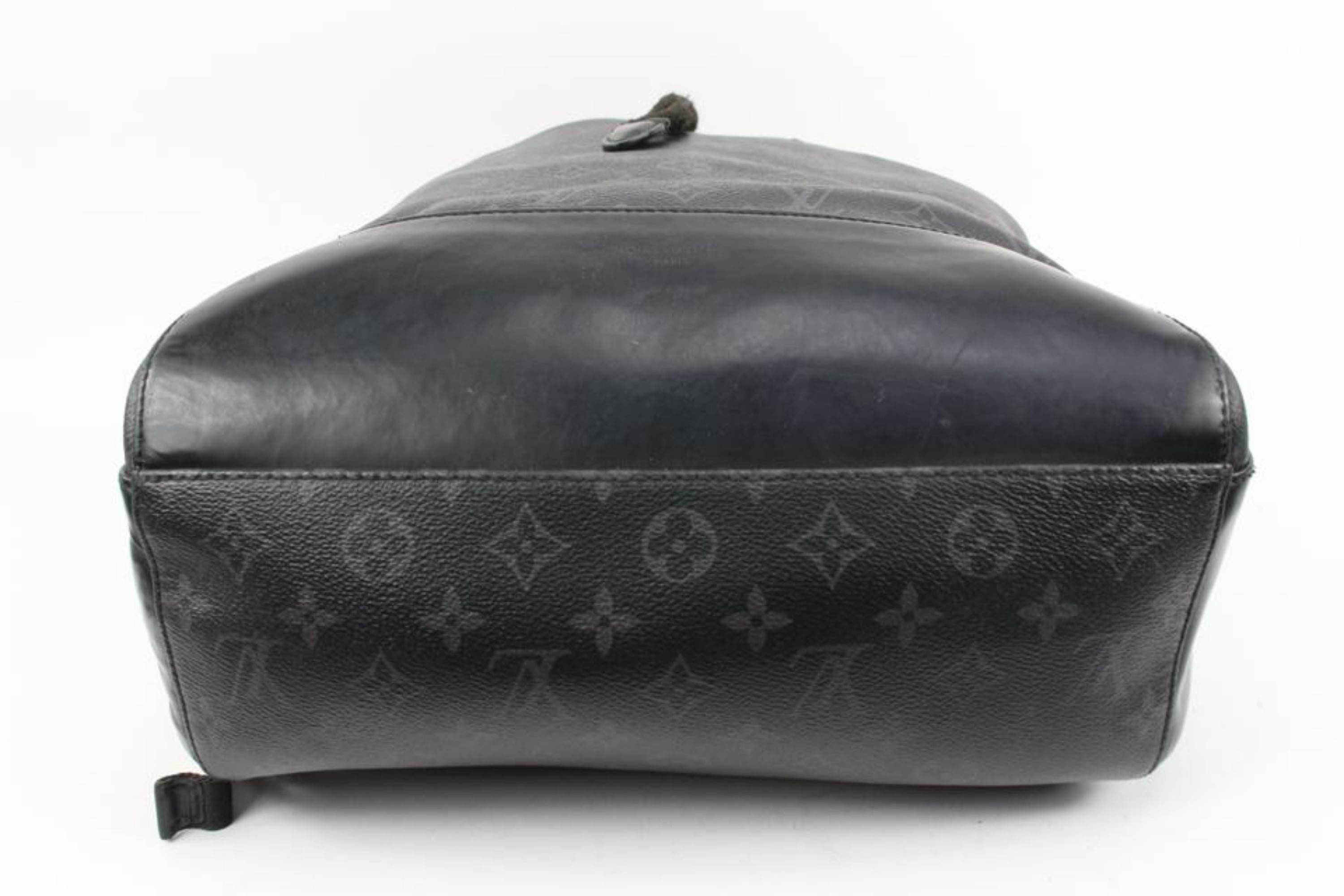 Louis Vuitton Black Monogram Eclipse Explorer Backpack s329lk16 2