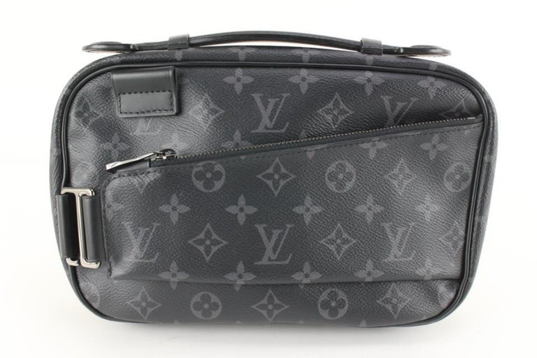 Louis Vuitton Black Monogram Eclipse Explorer Bum Bag 83lk826s For Sale at  1stDibs