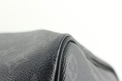 Louis Vuitton Black Monogram Eclipse Keepall Bandouliere 45 Duffle with Strap 63