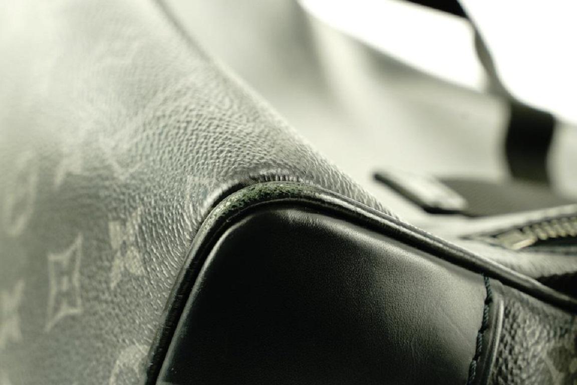 Louis Vuitton Black Monogram Eclipse Steamer Backpack 624lvs316 3