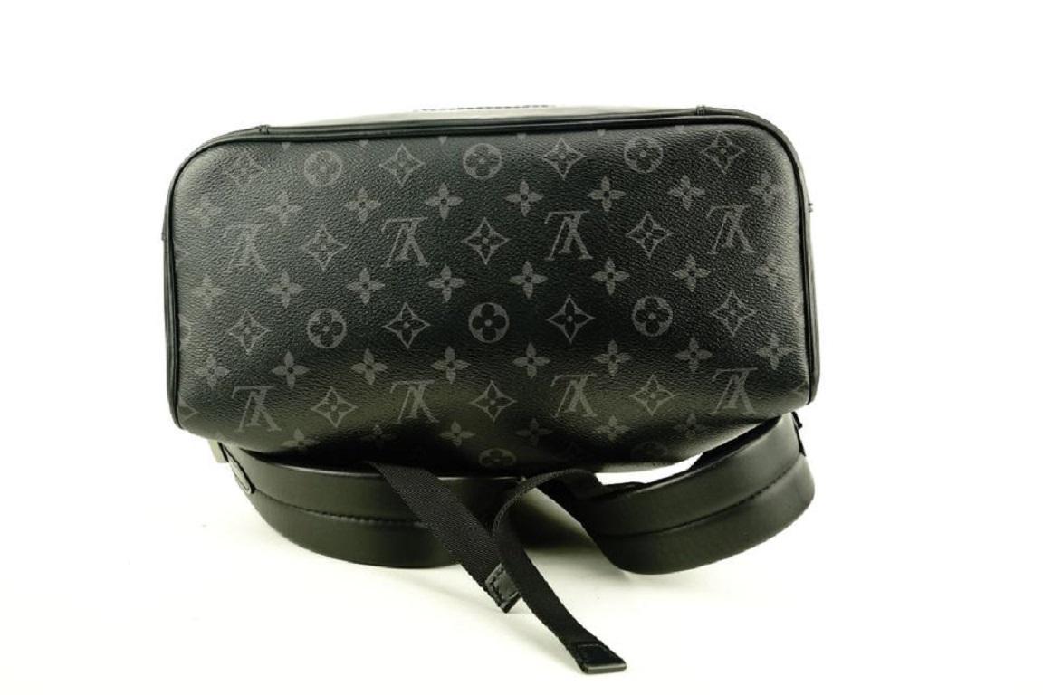 Louis Vuitton Black Monogram Eclipse Steamer Backpack 624lvs316 5