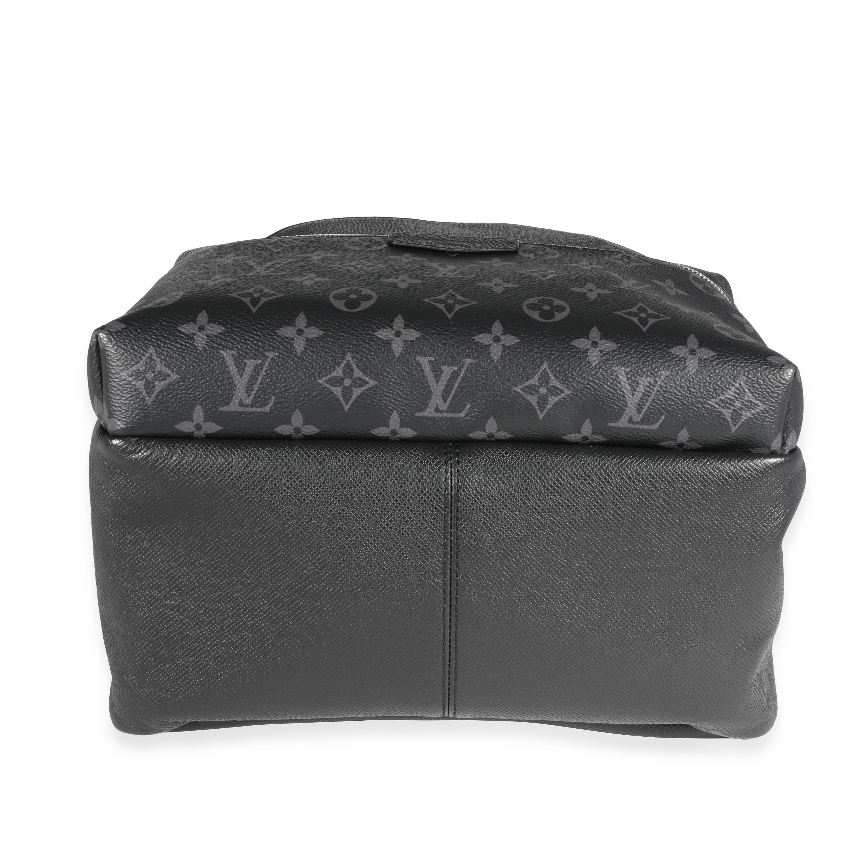 Women's Louis Vuitton Black Monogram Eclipse & Taiga Discovery Backpack