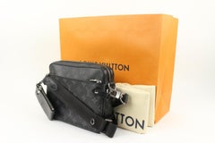 Louis Vuitton Black Monogram Eclipse Trio Messenger Crossbody Bag 114lv3