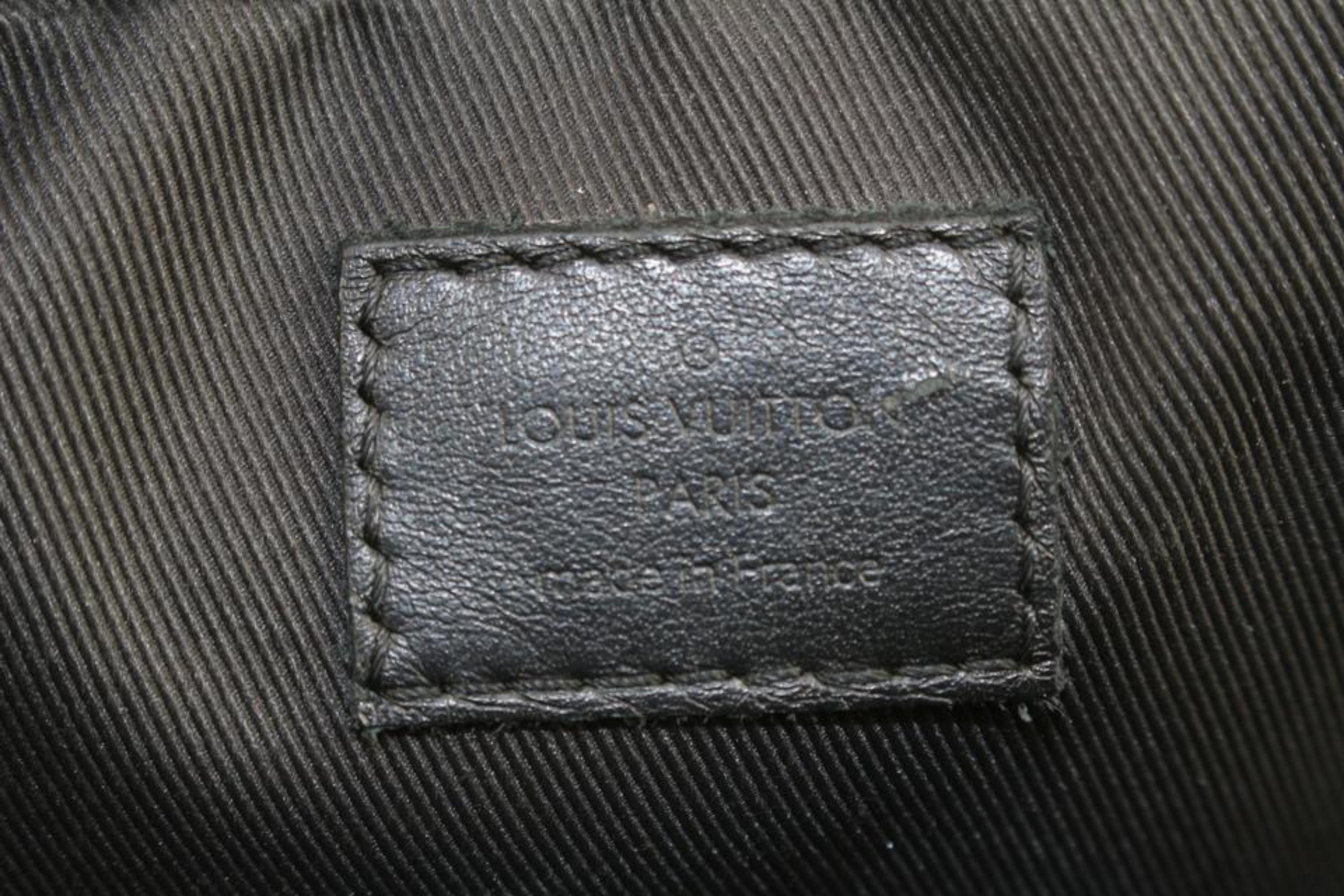 Louis Vuitton Black Monogram Eclipse Trio Messenger Crossbody Bag ...