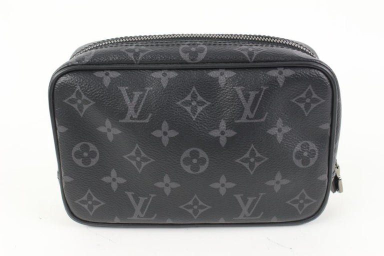 Louis Vuitton x Fragment Black Monogram Eclipse iPhone Pouch Case Pochette  For Sale at 1stDibs