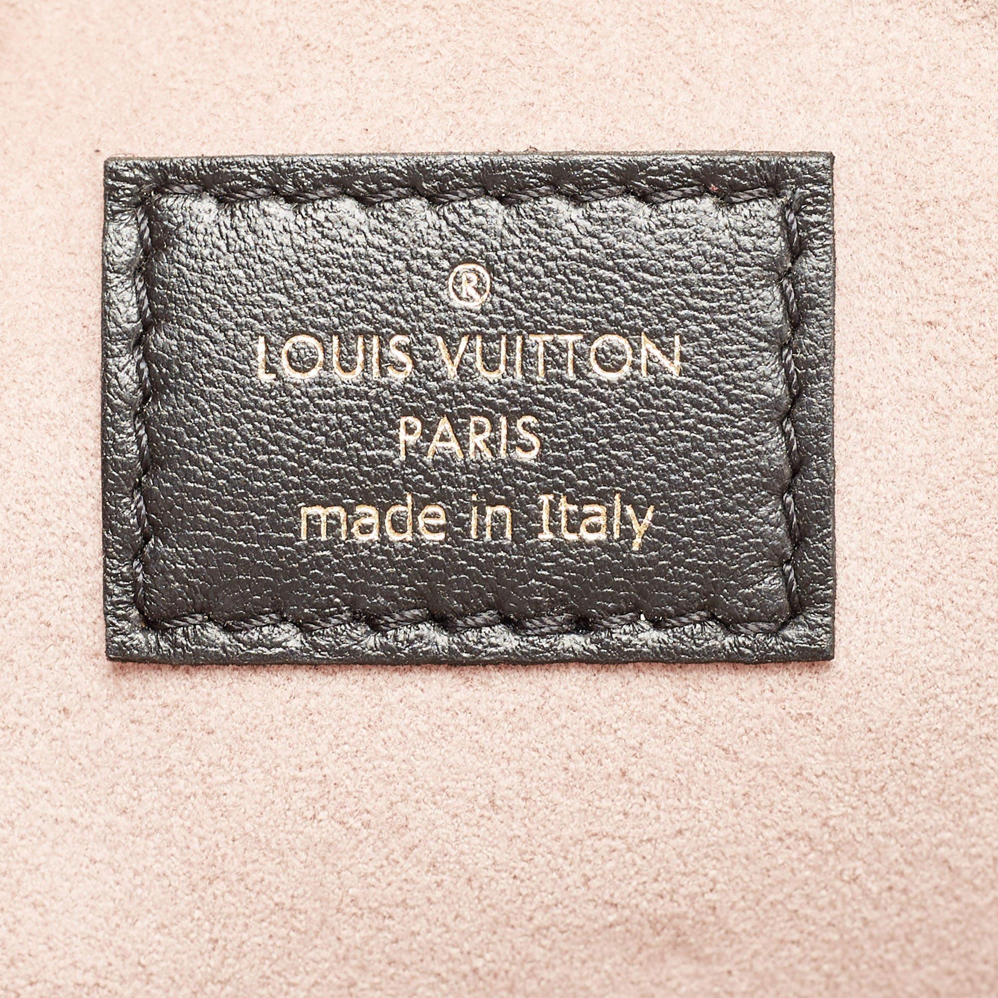 Louis Vuitton Black Monogram Embossed Coussin PM Bag 8