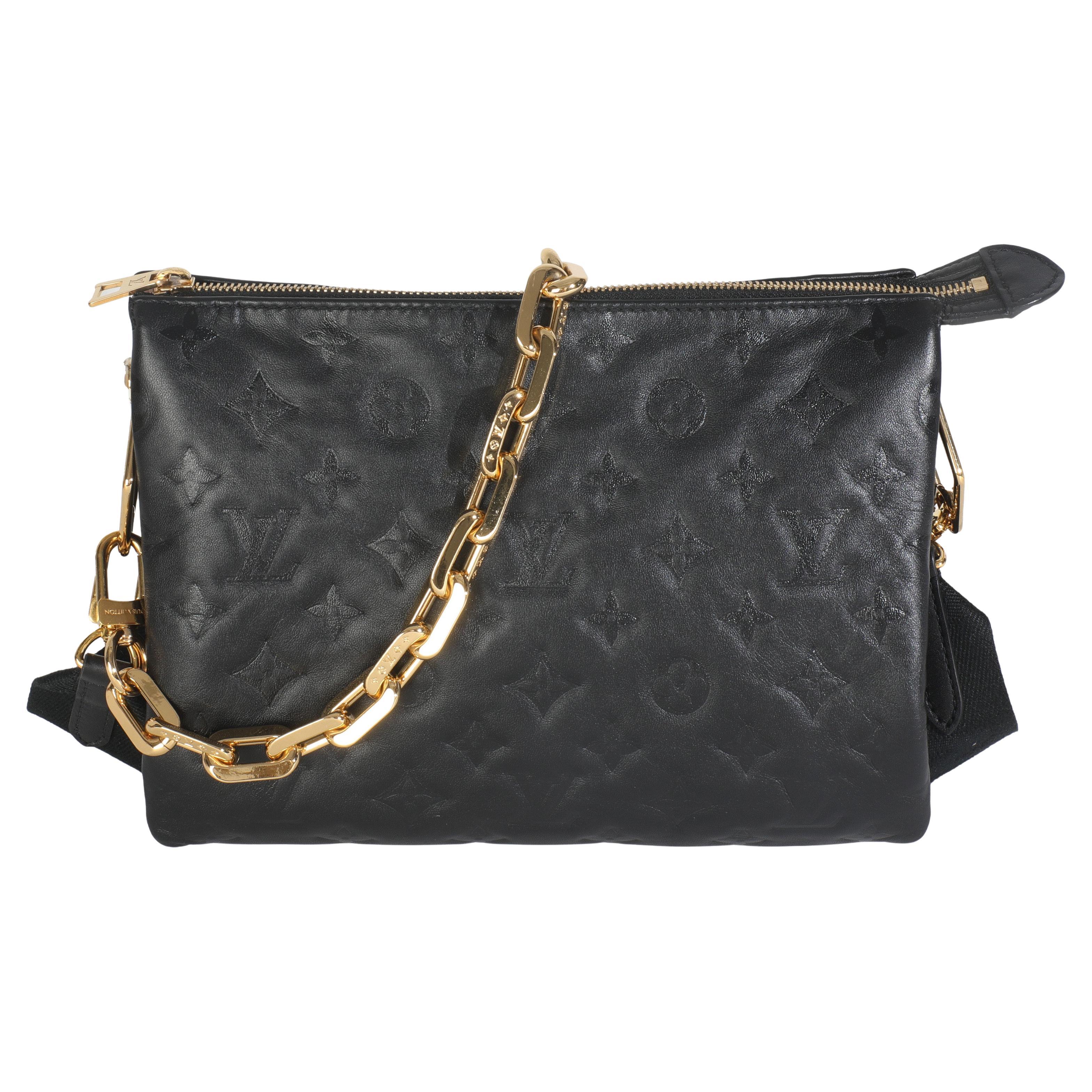 Louis Vuitton PM in pelle d
agnello con Monogram nero in rilievo