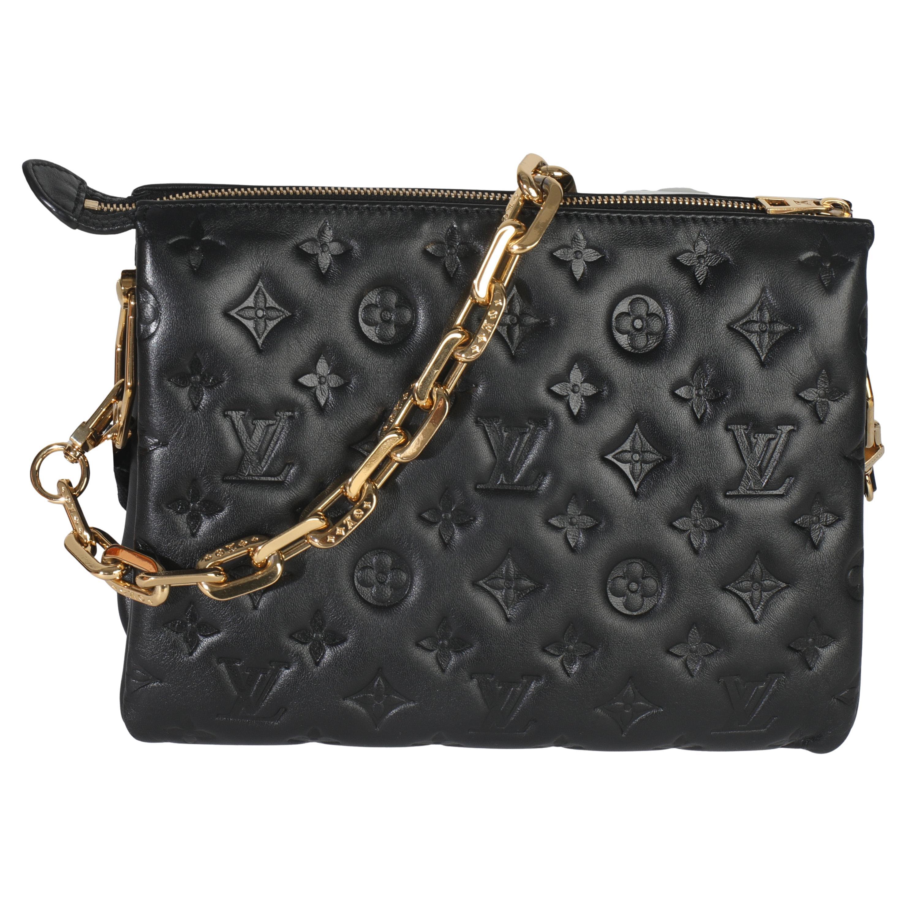 Louis Vuitton PM in pelle d
agnello con Monogram nero in rilievo