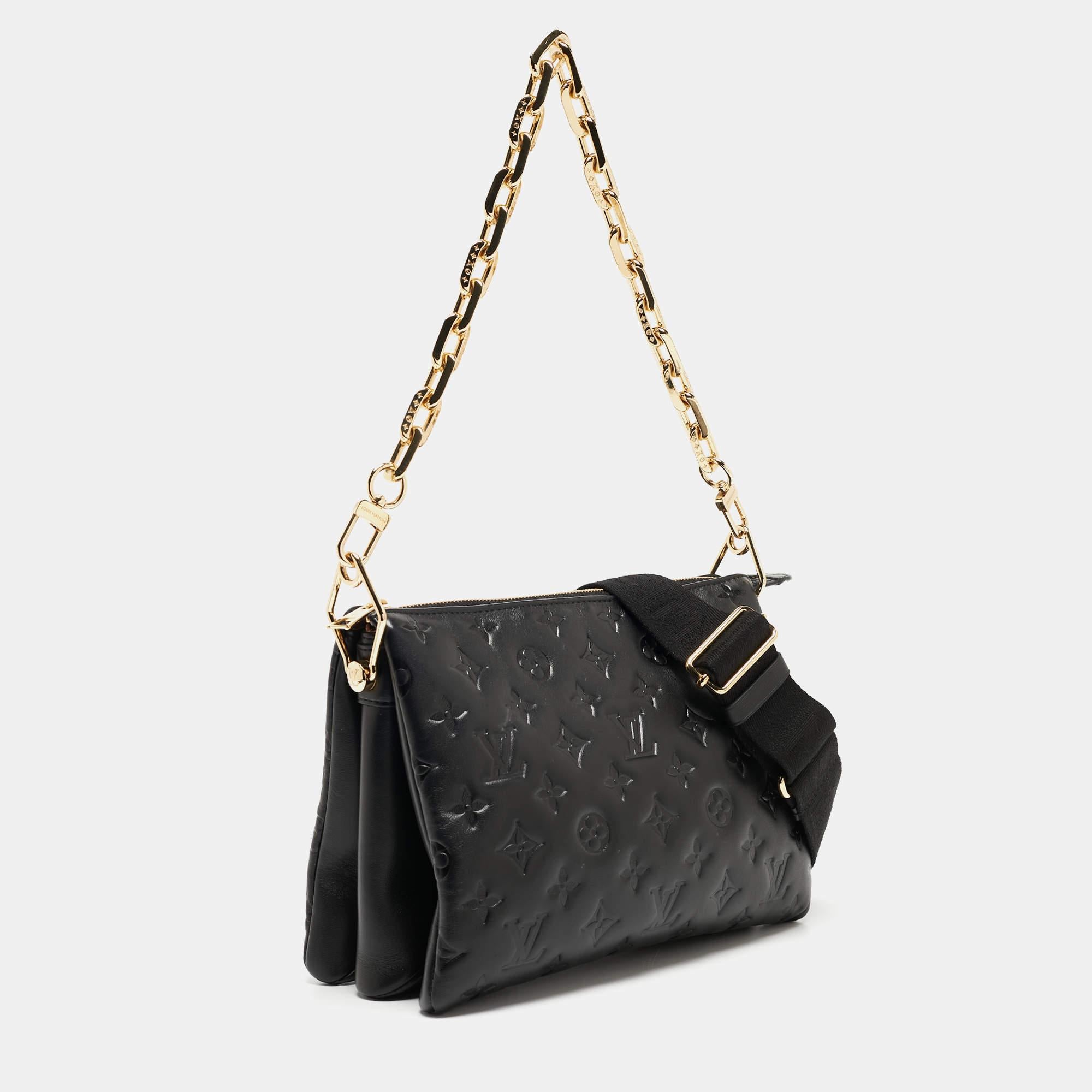 With a Louis Vuitton bag by your side, it's going to be a stylish OOTD no matter the day. Here, we have this LV Coussin PM bag just for you. Its classy shape, notable details, and simple elegance make it a worthy purchase and a versatile accessory.

