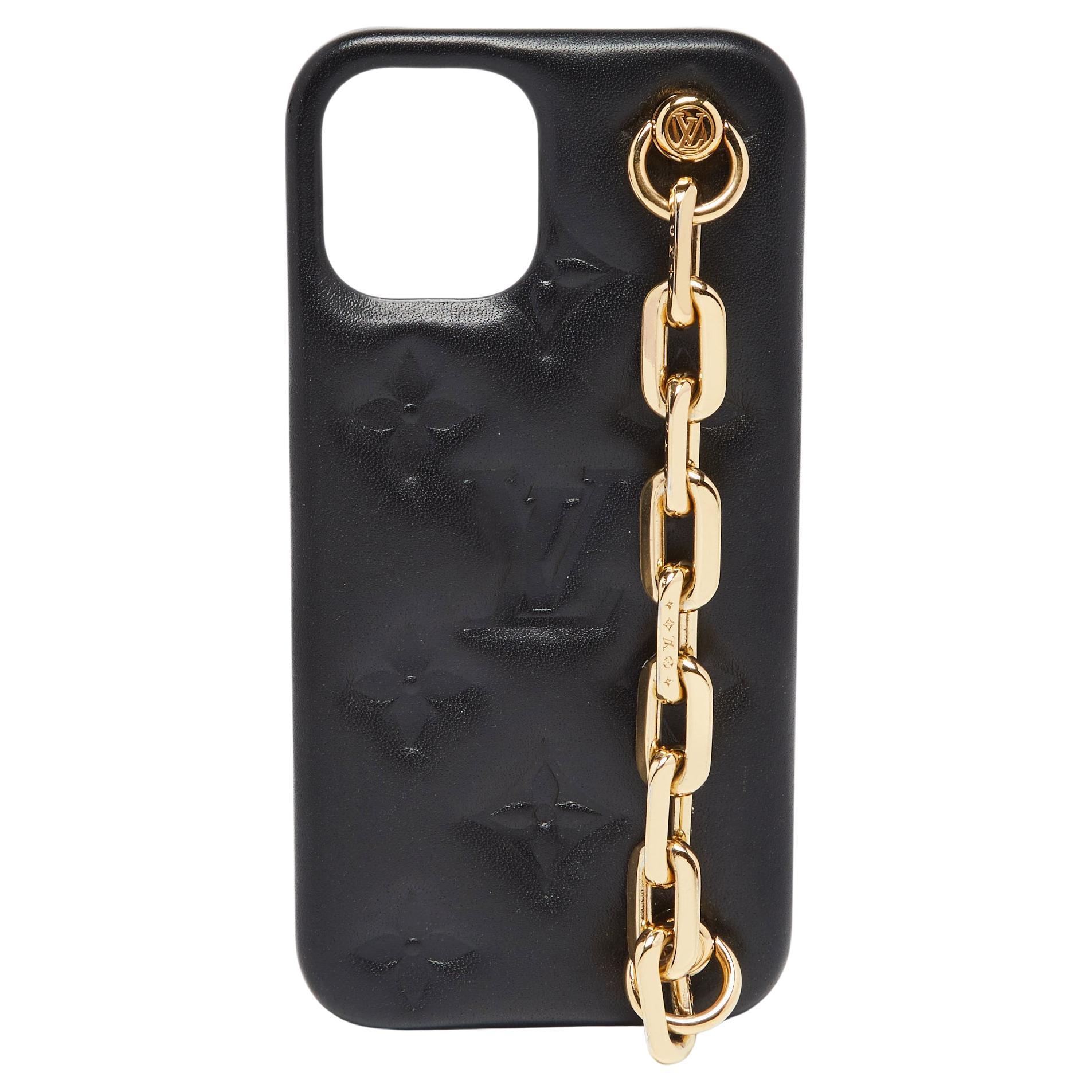 iPhone 13 Pro Max Louis Vuitton Embossed Wallet Case - Luxury