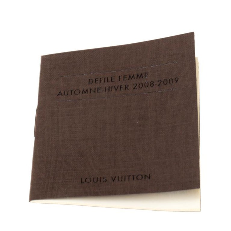 Louis Vuitton Limited Edition Kohl Monogram Embossed Suede Whisper