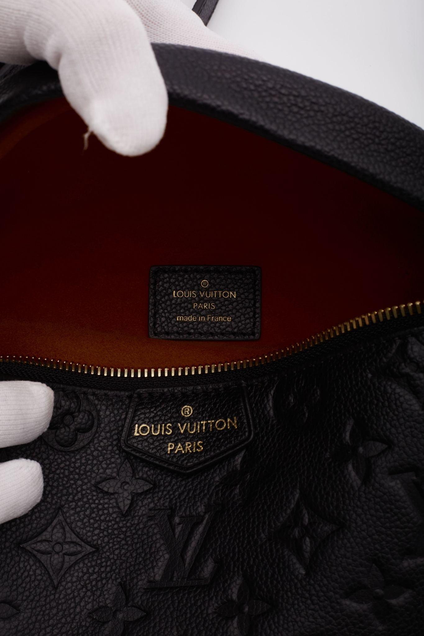 Louis Vuitton Black Monogram Empreinte Bum Bag For Sale 4