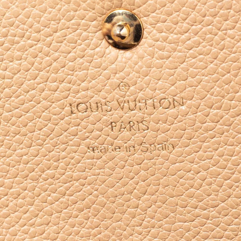 Louis Vuitton Black Monogram Empreinte Emilie Wallet 1