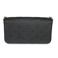 Louis Vuitton Black Monogram Empreinte Felicie Pochette