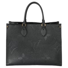 Louis Vuitton Black Monogram Empreinte Giant Onthego MM 