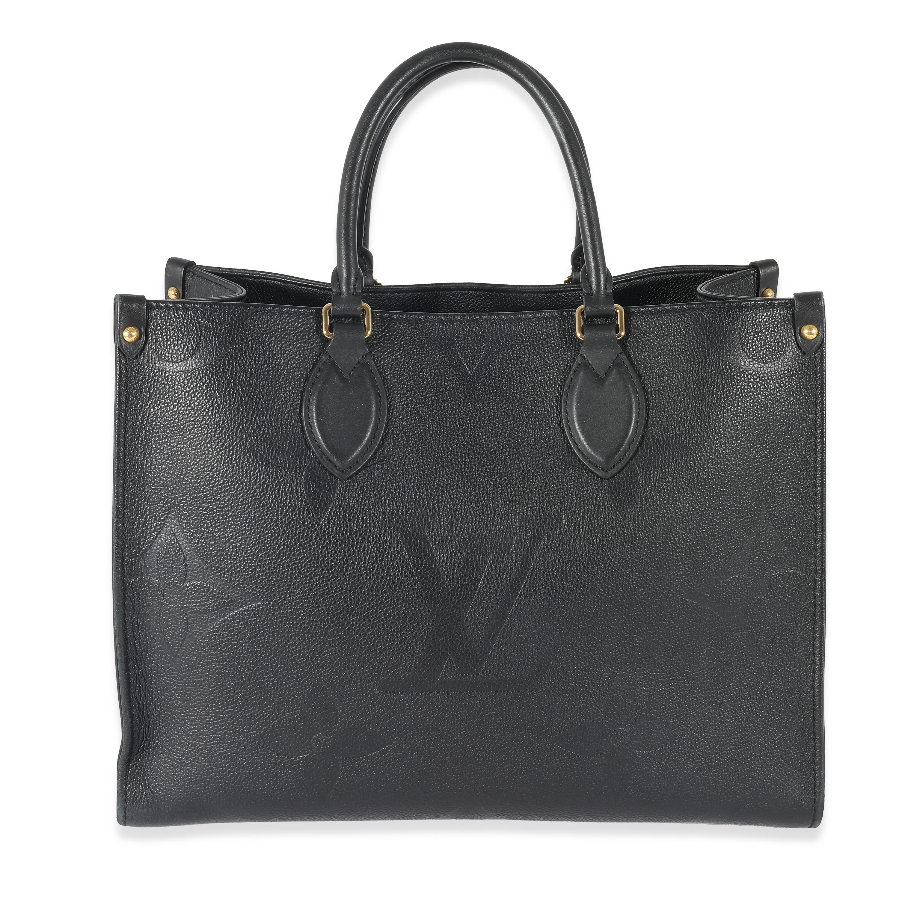 Louis Vuitton Noir Monogramme Empreinte Géante Onthego MM