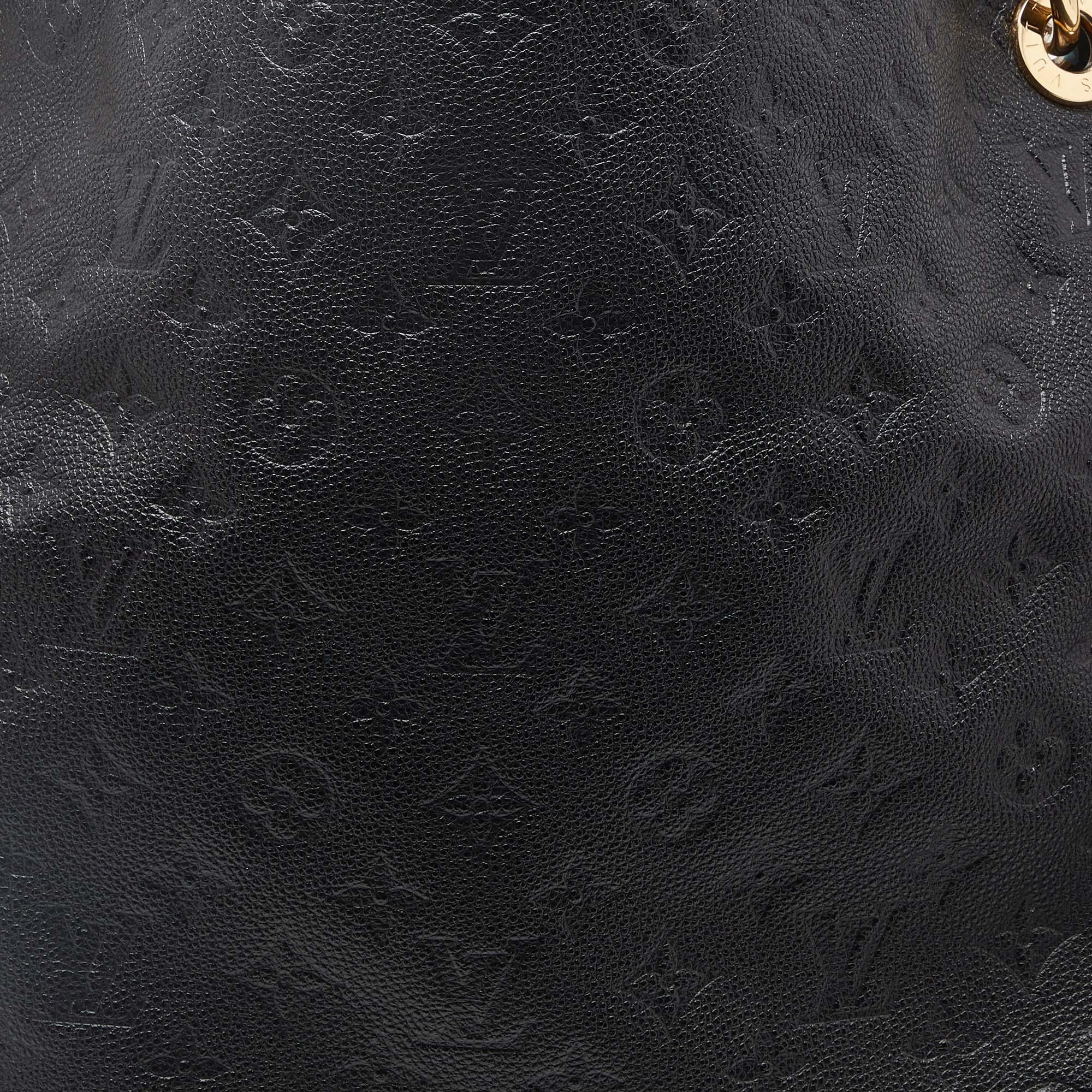 Louis Vuitton Black Monogram Empreinte Leather Artsy MM Bag 6