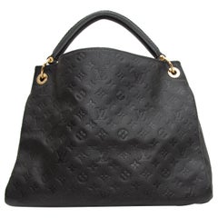 Louis Vuitton Black Monogram Empreinte Leather Artsy MM Bag