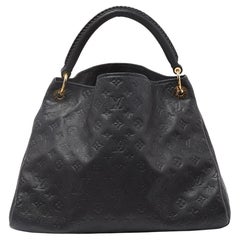 Used Louis Vuitton Black Monogram Empreinte Leather Artsy MM Bag