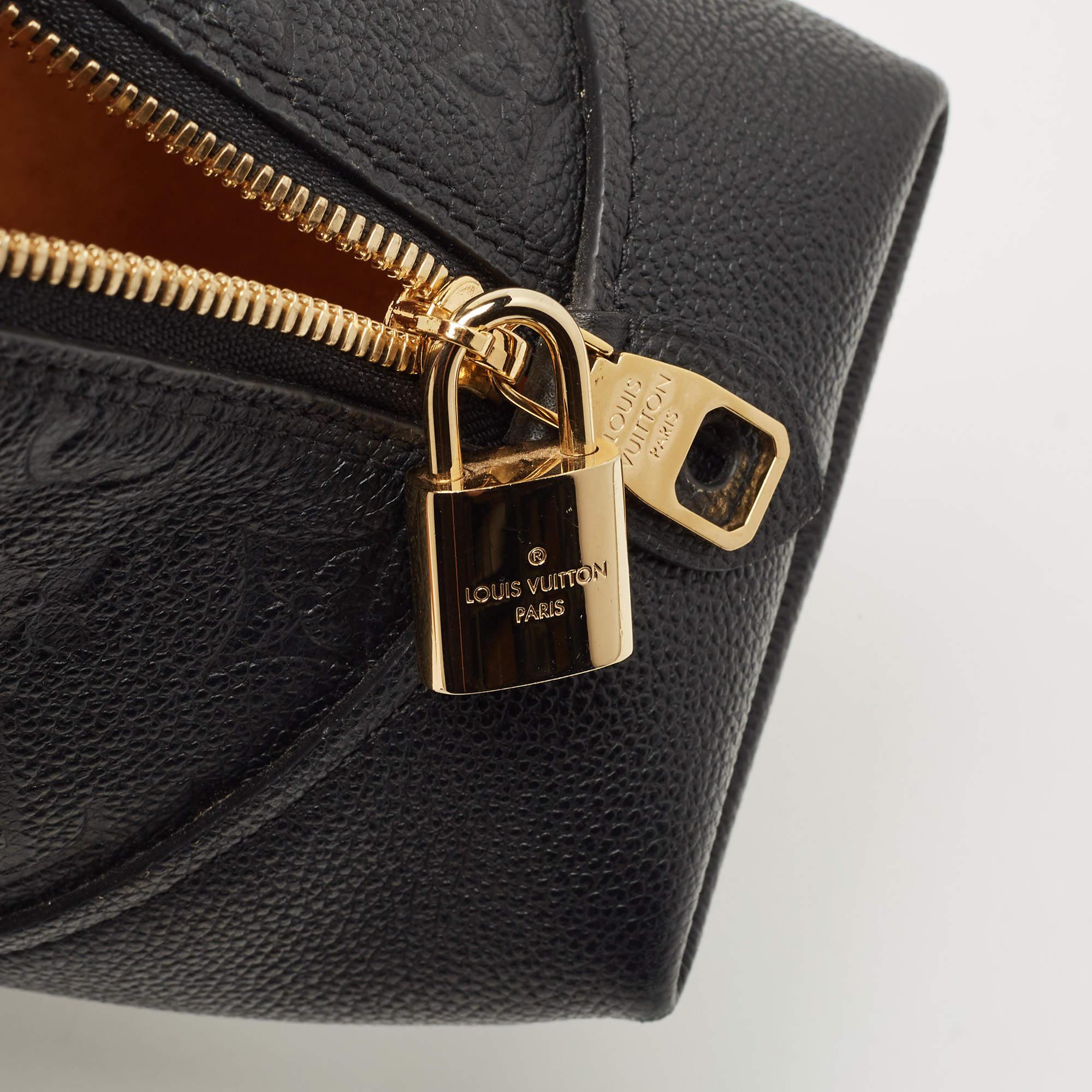 Louis Vuitton Black Monogram Empreinte Leather BB Neo Alma Bag 8
