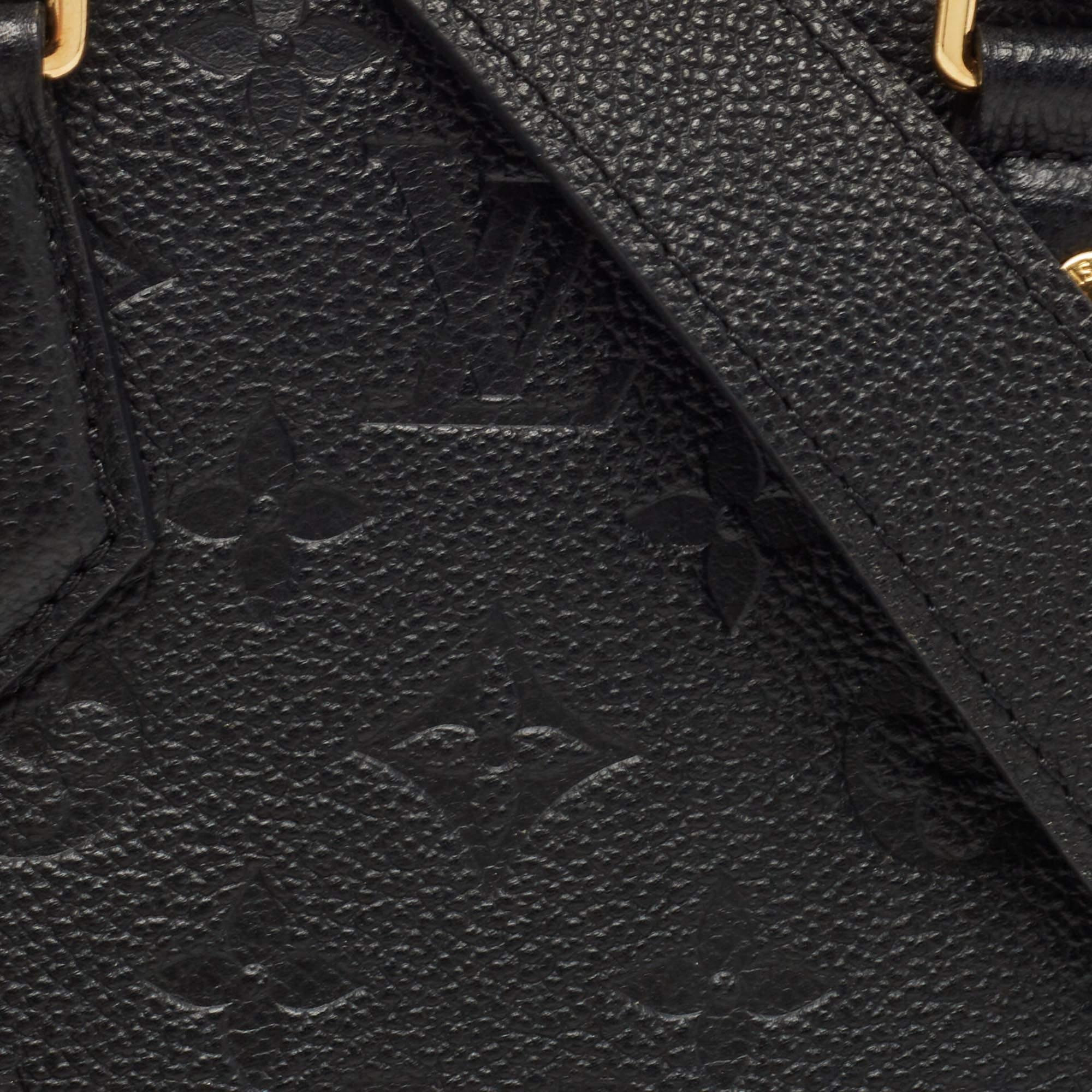 Louis Vuitton Black Monogram Empreinte Leather BB Neo Alma Bag 11