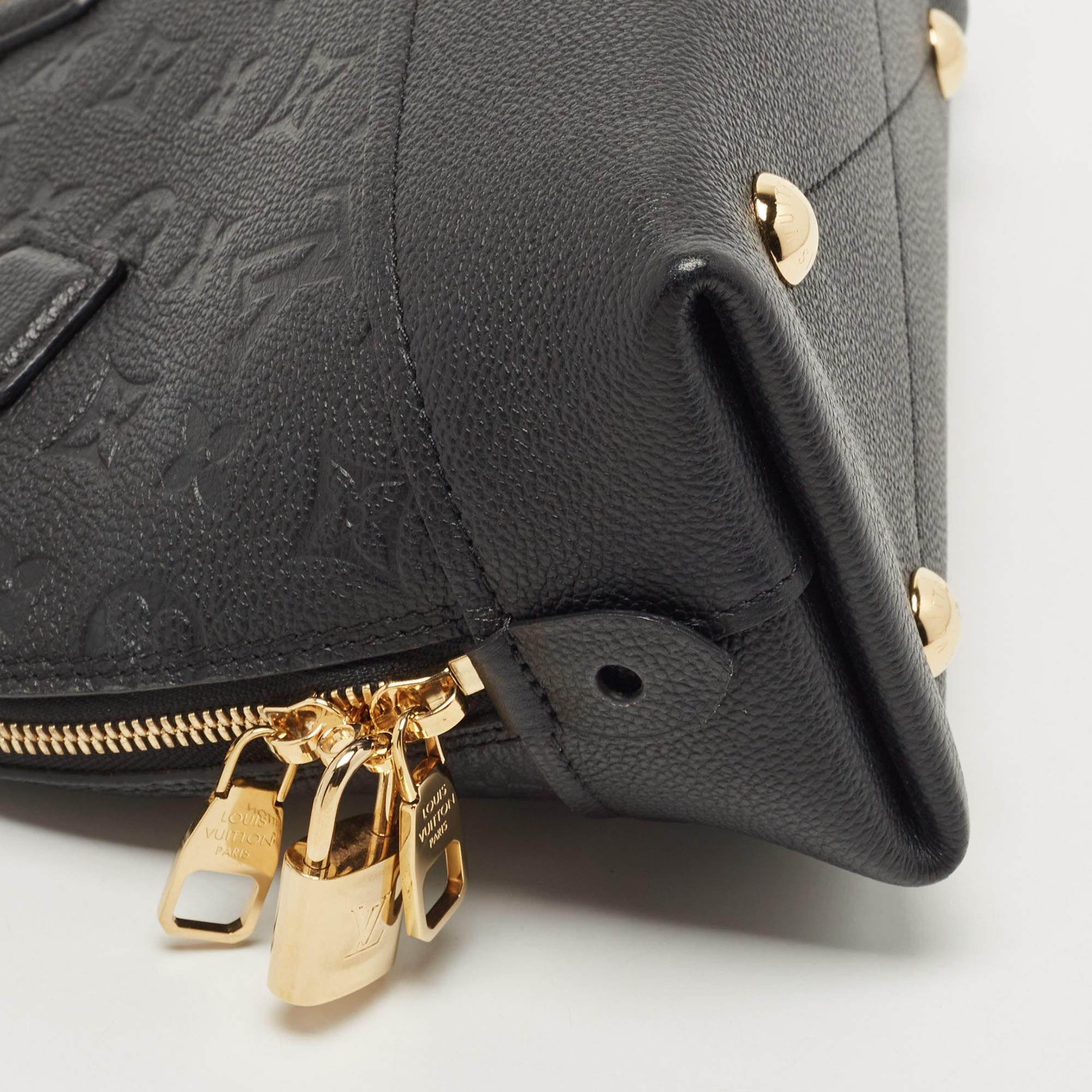 Louis Vuitton Black Monogram Empreinte Leather BB Neo Alma Bag 1