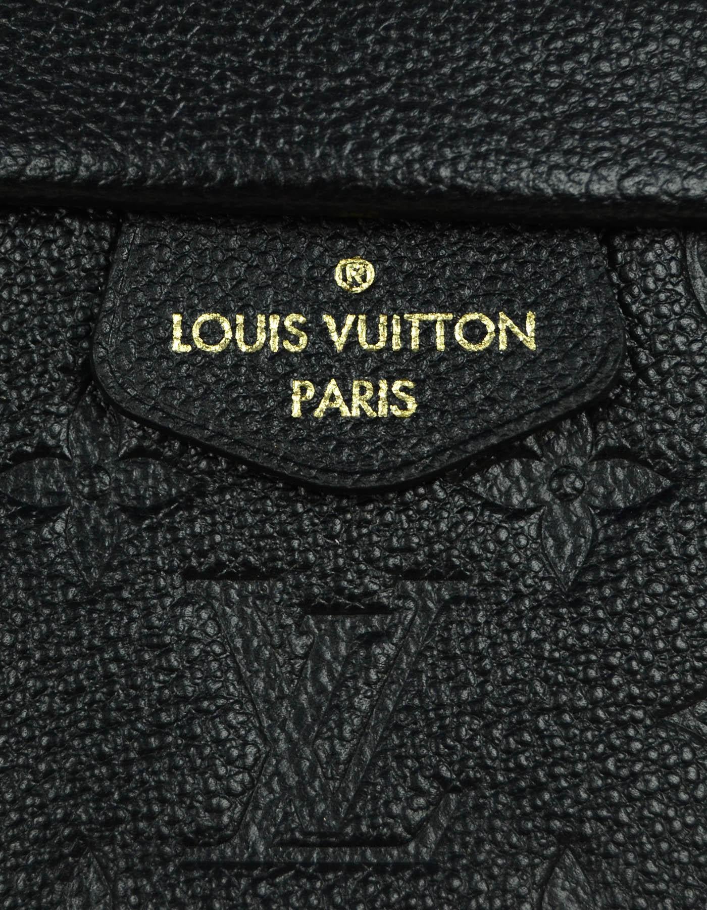 Louis Vuitton Schwarz Monogram Empreinte Leder Gürteltasche/Crossbody Bag 3