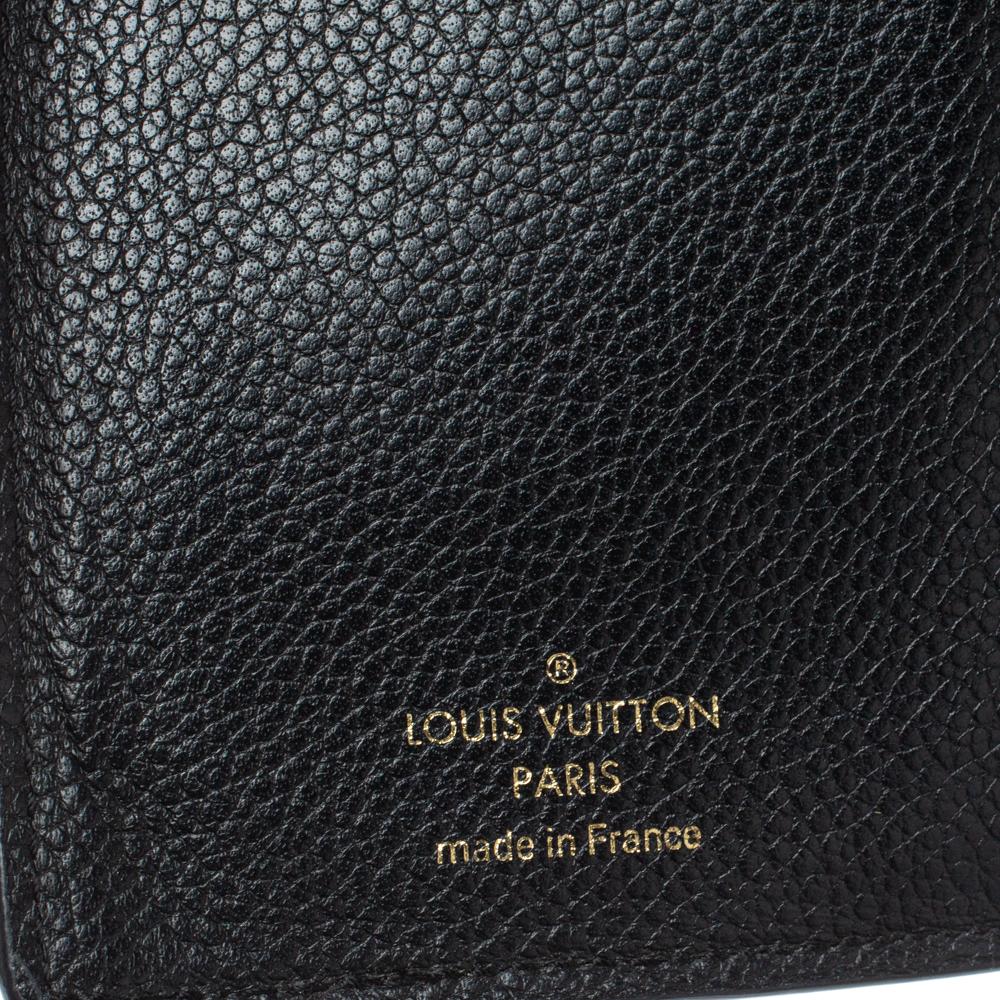 Louis Vuitton Black Monogram Empreinte Leather Curieuse Wallet 1