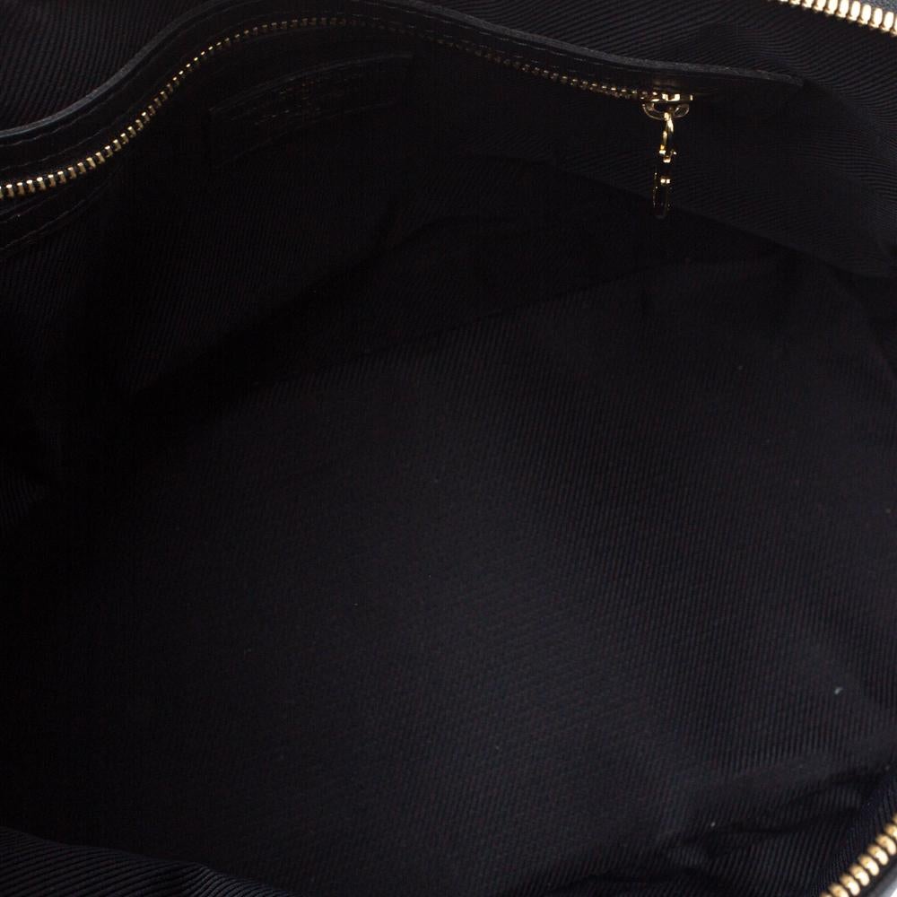 Louis Vuitton Black Monogram Empreinte Leather Double Jeu Neo Alma Bag 2