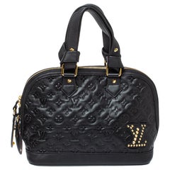 Louis Vuitton Neo Alma Bb Black Monogram Empreinte Leather Shoulder Bag