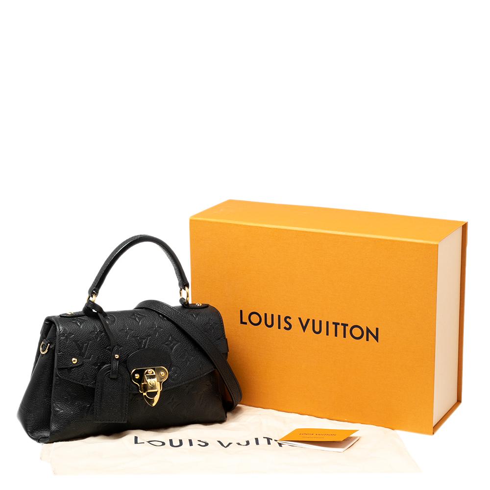 Louis Vuitton Black Monogram Empreinte Leather Georges BB Bag 6
