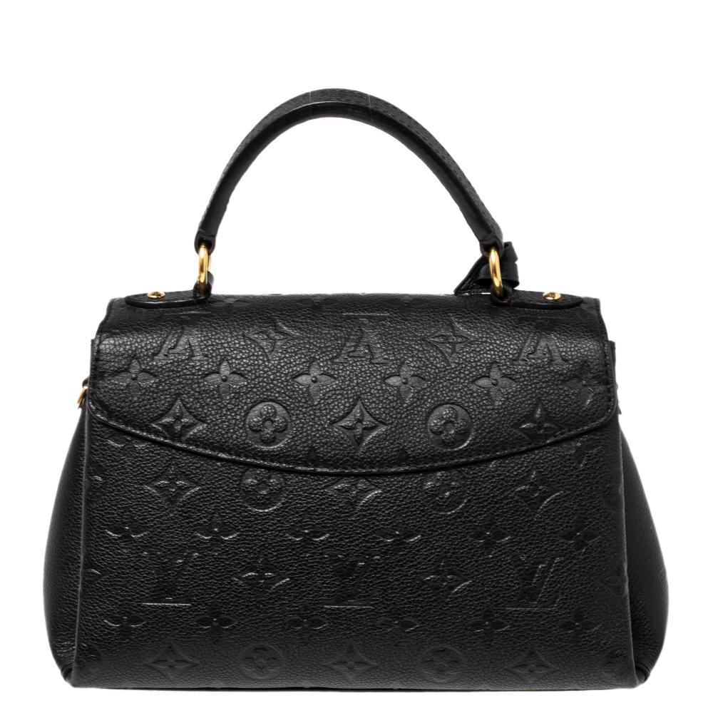 Louis Vuitton Black Monogram Empreinte Leather Georges BB Bag 7