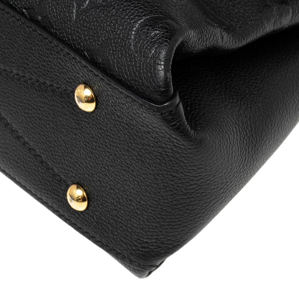 Louis Vuitton Black Monogram Empreinte Leather Georges BB Bag 1