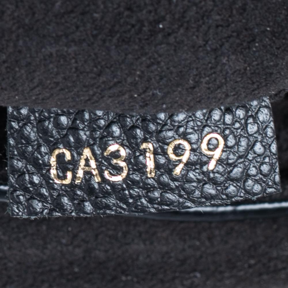 Louis Vuitton Black Monogram Empreinte Leather Georges BB Bag 4