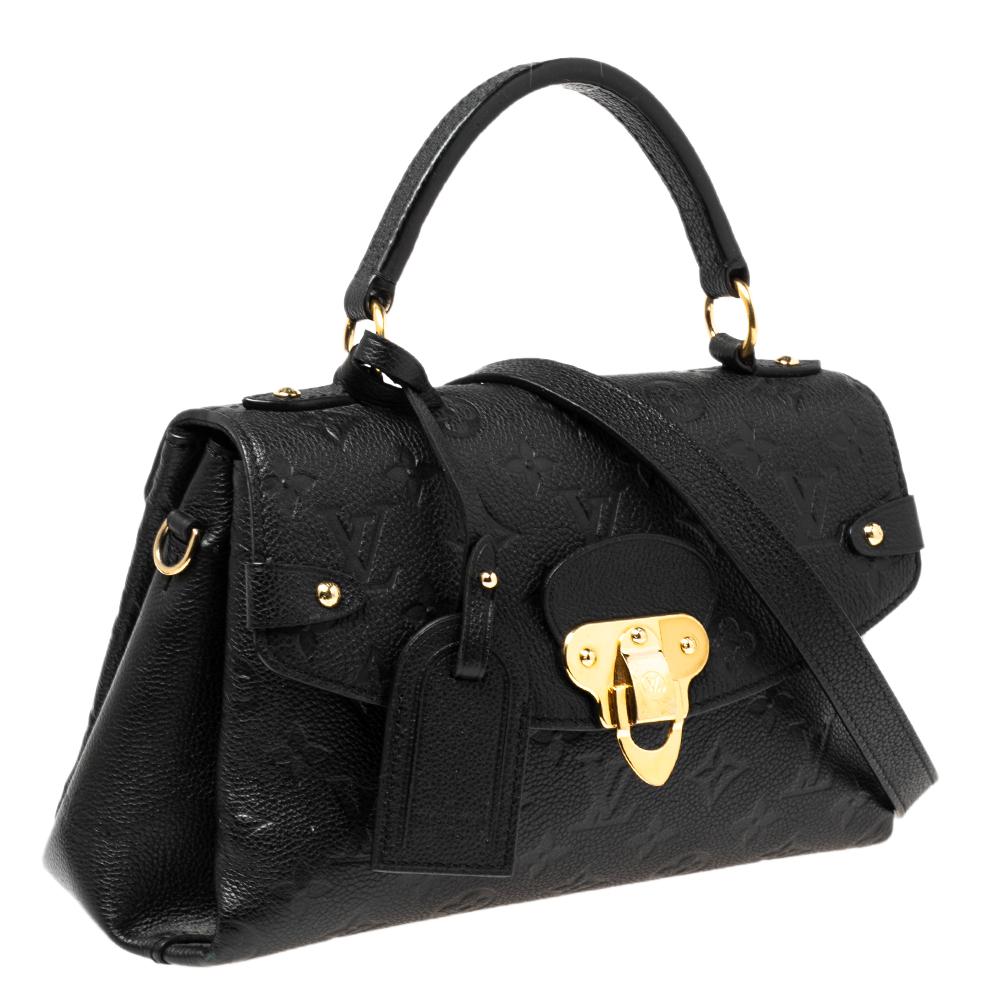 Louis Vuitton Black Monogram Empreinte Leather Georges BB Bag 5