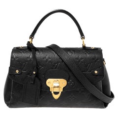 Louis Vuitton Black Monogram Empreinte Leather Georges BB Bag